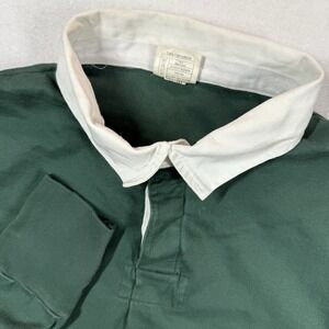 British Army Military Issue Rugby Jersey Green White Collar Utility Size 4